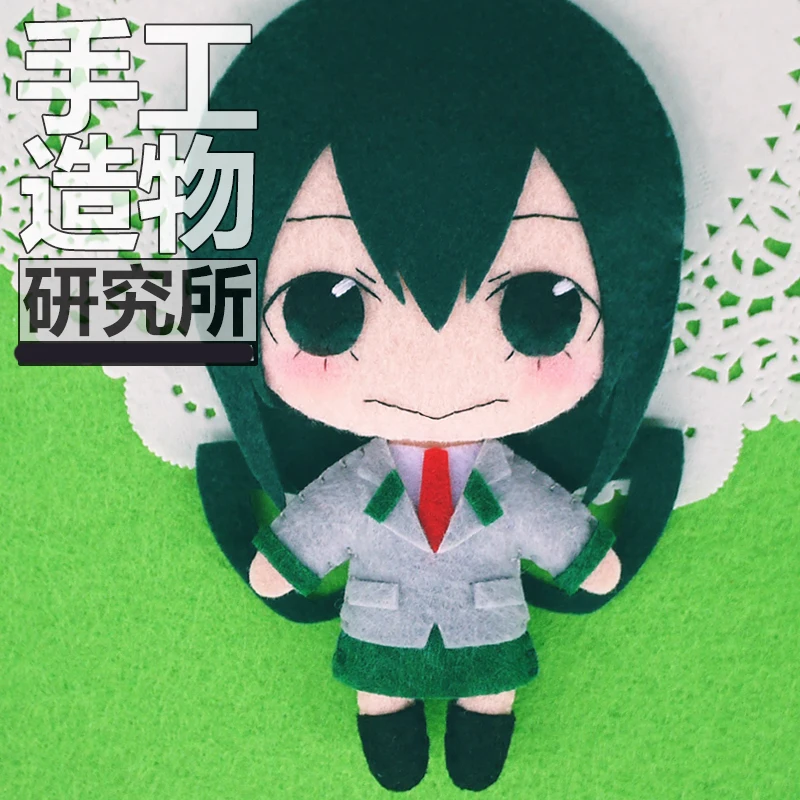 Аниме Мой герой Академия Asui Tsuyu Midoriya Izuku Косплей DIY материал ручной работы мини