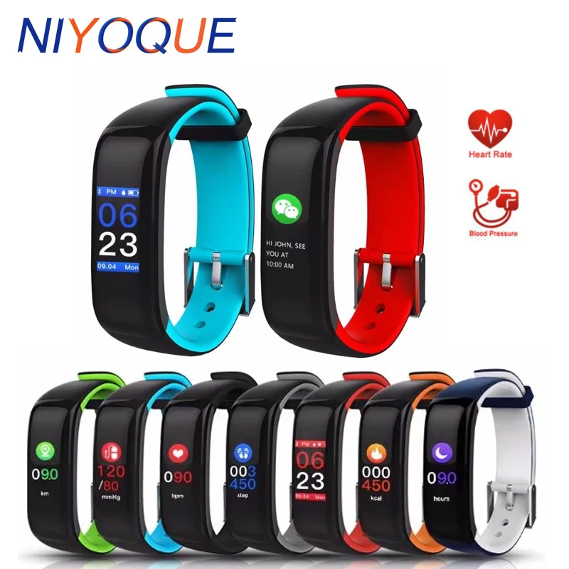 

NIYOQUE Smart Band NY1 Plus Color Display Heart Rate Tracker Blood Pressure Monitor Fitness Bracelet Waterproof Smart Wristband