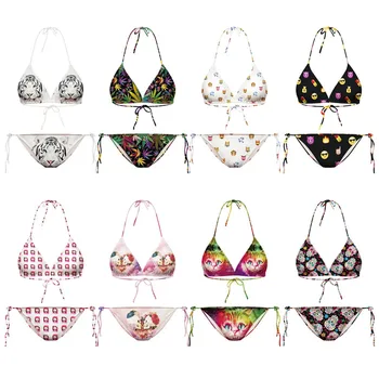 

Weimostar 2017 Swimwear Women Sexy bikini Set Bandage Beach swimsuit women Brazilian Bikini Thong Swimsuit maillot de bain femme