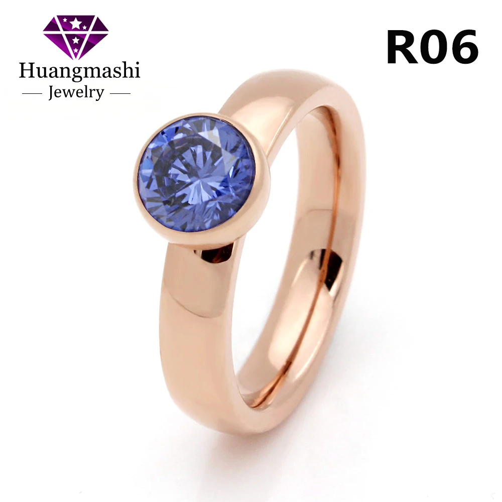 Новинка 2017 модное Брендовое ювелирное изделие кольцо со сменным синим цирконием