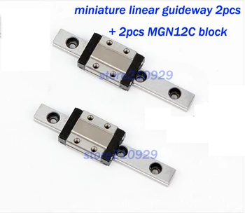 

miniature linear guideway 2pcs L500mm + 2pcs MGN12C block