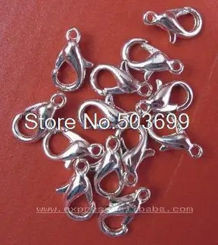 

1000Pcs Alloy Metal Lobster Clasps 12mm