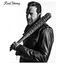 REALSHINING 5D DIY алмазная живопись на заказ, вышивка крестиком, алмазная вышивка Ходячие мертвецы 3d Алмазная мозаика, узор, бисером FS1545