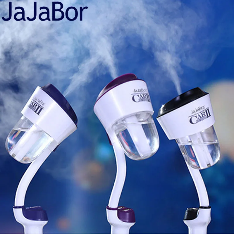 

JaJaBor Car Air Humidifier Air Purifier Air Freshener Ultrasonic Atomization Aromatherapy Mist Maker Fogger Dual USB Car Charger