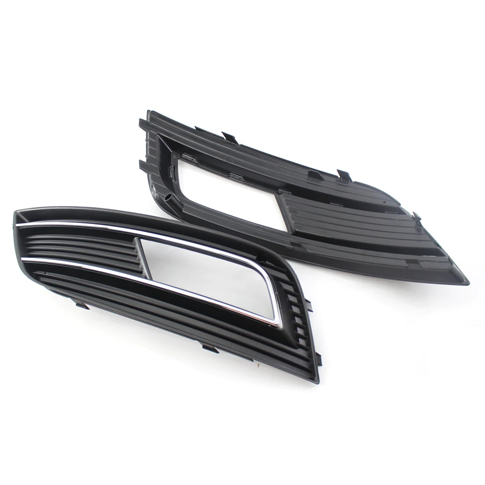 x1 Front Bumper Fog Light Grille Right Passenger Side For AUDI A4 S-Line13-15