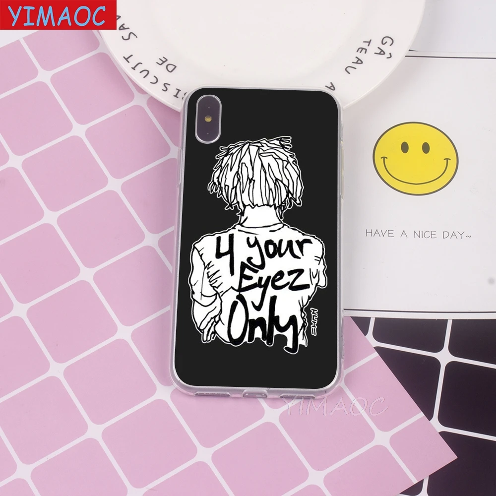 YIMAOC J COLE Hip hop suave TPU funda de silicona para iPhone 7 6 6 S Plus 5 5S SE X XS X Max XR Coque de casos