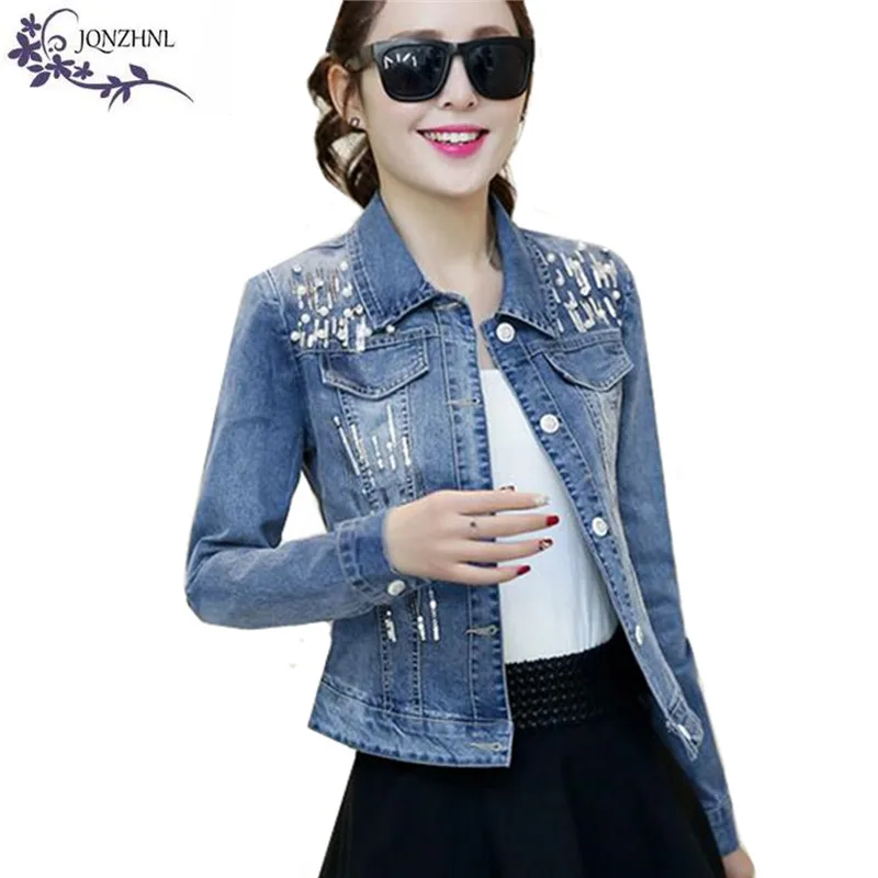 Popular Beaded Denim Jacket-Buy Cheap Beaded Denim Jacket