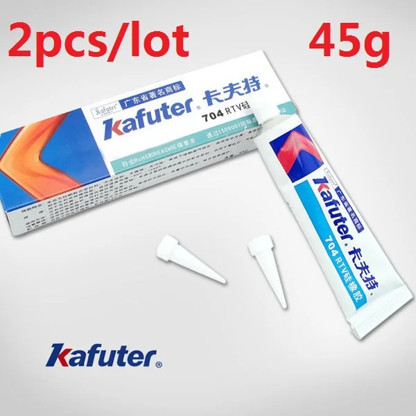 2 шт./лот 45 г силиконовый промышленный клей 704 RTV каучук белый клей|adhesive glue|glue