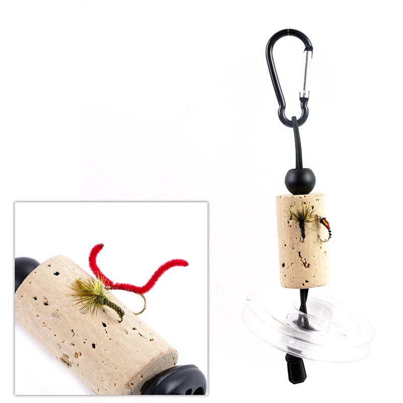 

Portable Fishing Tippet Spool Keeper Fly Tippet Holder (No Spool And Flies) Mini Fishing Gear Tools