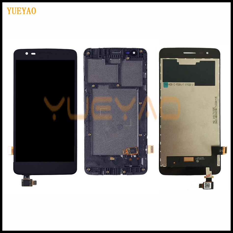 

YUEYAO LCD Display For LG K8 2017 X240 LCD Display Touch Screen Digitizer with Bezel Frame Full Assembly
