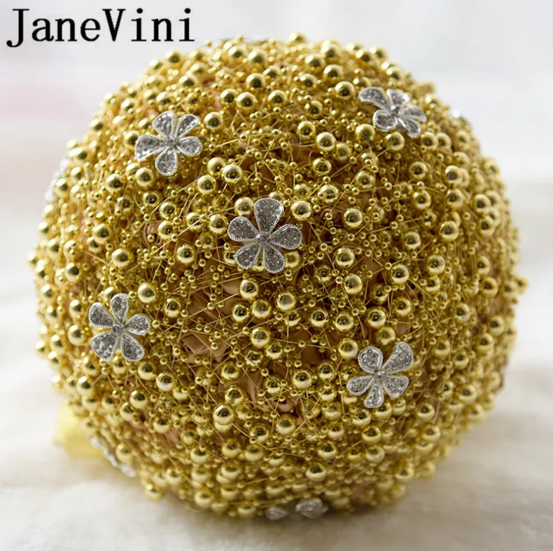 

JaneVini Sparkly Rhinestone Wedding Bouquet De Mariage White Rose Wedding Flowers for Bride Bridesmaid Red Bouquet Accessories