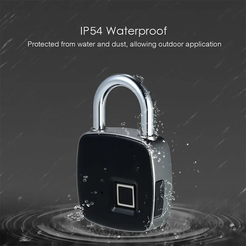 KPIOCCOK P3 + Bluetooth умный замок работающий по отпечатку пальца водонепроницаемый