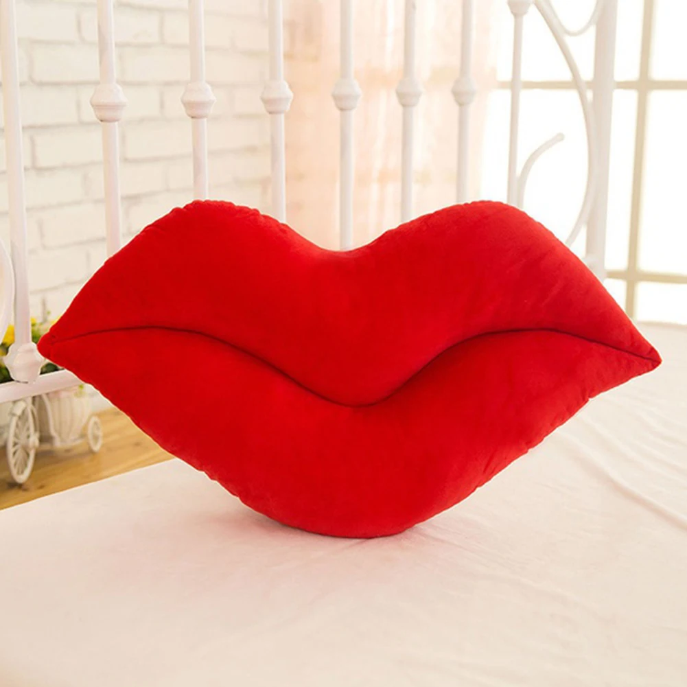30 см 50 см Модная креативная розовая красная подушка в форме губ домашняя декоративная подушка поясная подушка домашняя текстильная подушка