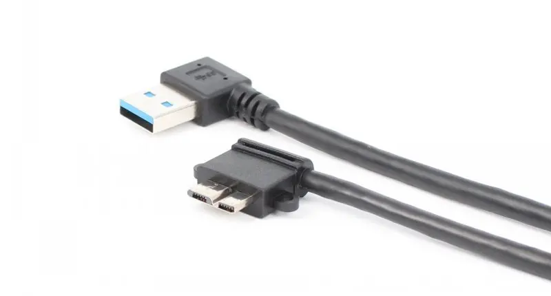 USB3.0A мужской правый поворот Micro USB Мужской левый изгиб данных зарядный кабель для жесткого диска мобильный телефон ноутбук с камерой двойной локтевой кабель