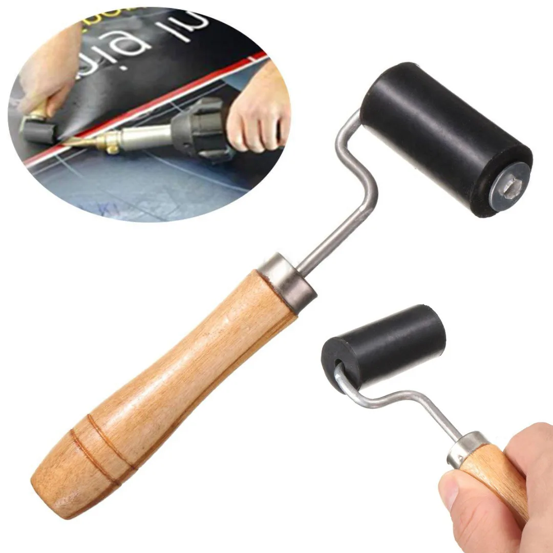 1pc New 160mm Plastic Welding Roller Brush Black for Hot Air Torch Welder Tool