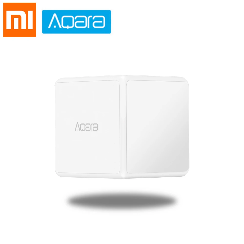 

Original Xiaomi Mi Aqara Cube Smart Home Controller 6 Action Operation Fr Home Device Zigbee Version App Wireless Remote Control