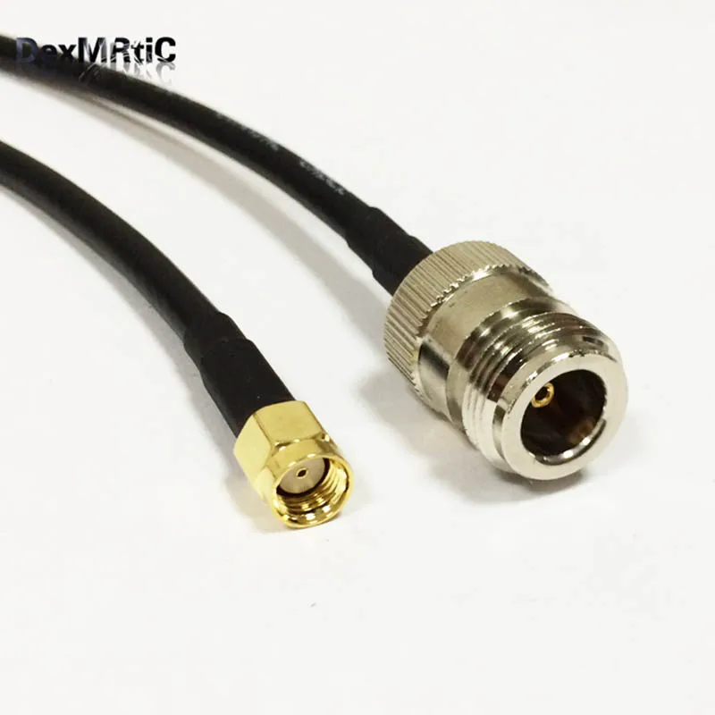 Новый внешний разъем штырь гнездо для кабеля косичка типа N RG58 100 см 1 метр/50