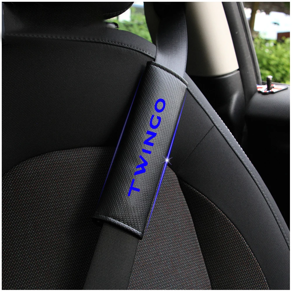 Для Renault TWINGO светоотражающий автомобильный ремень безопасности, накладки на плечо, безопасный Чехол на ремень безопасности, автостайлинг, автозапчасти, 2 шт