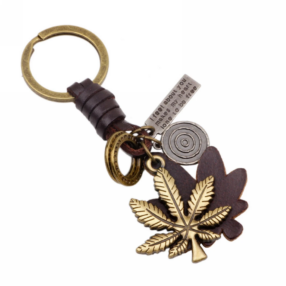 

K0053 Hot Sale Canada Maple Leaf Fashional Custom Promotional Gifts Keychain