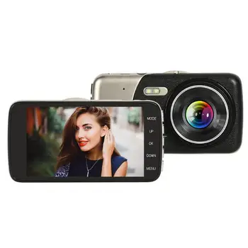 

SE001 1080p Car DVR Dual Lens 4 inch Screen Night Vision Dashboard Camera