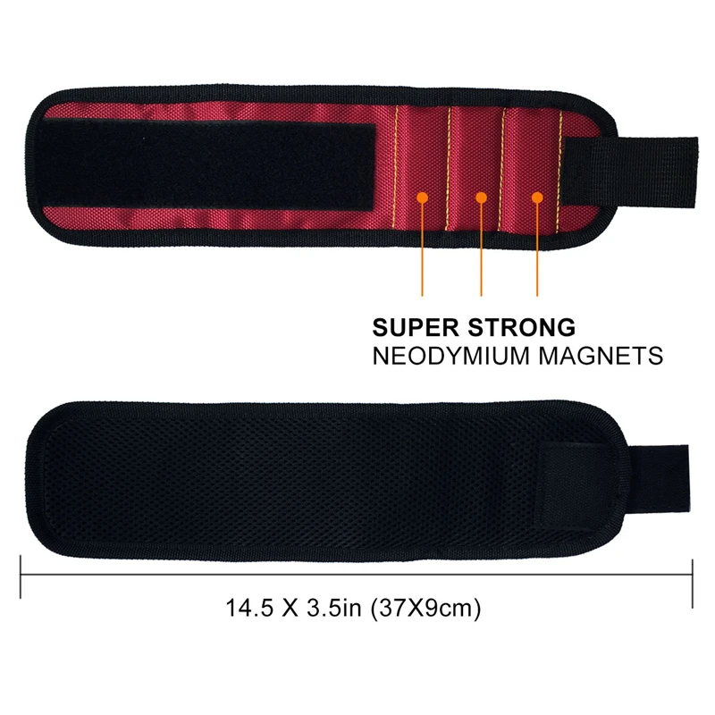Многофункциональный магнитный браслет с сильными магнитами для Крепления Винтов гвоздей сверла уникальный инструментальный ремешок для ремонтных инструментов