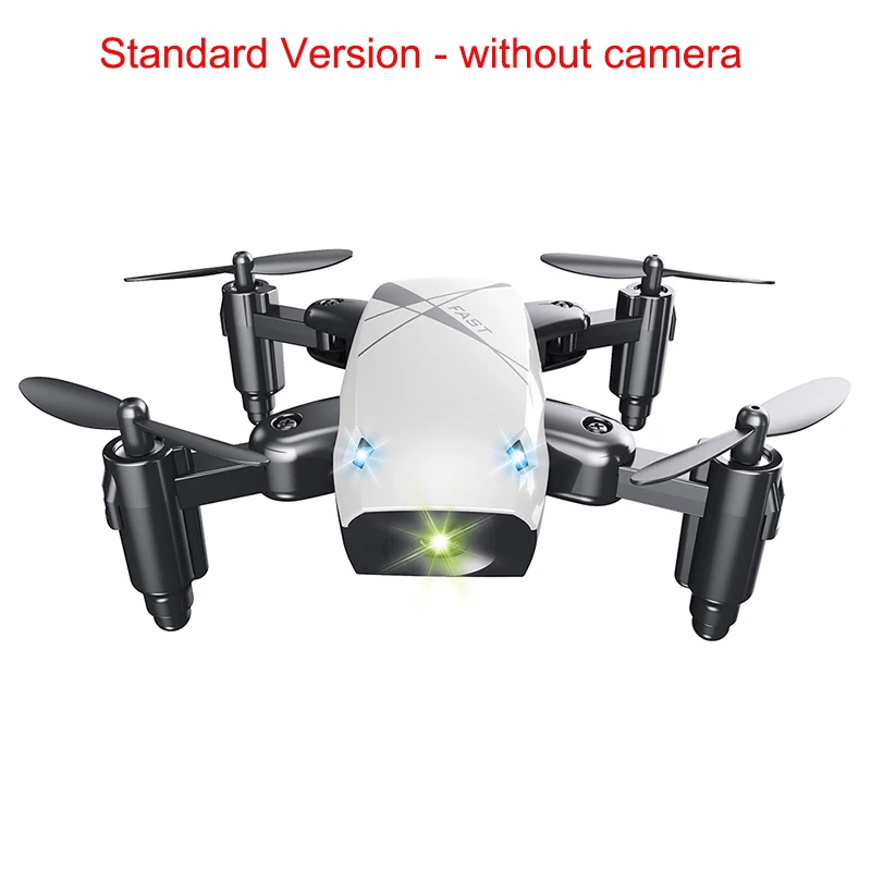 S9 микро складной Радиоуправляемый Дрон 3D Летающий пульт дистанционного управления игрушечные Квадрокоптеры с камерой WiFi приложение управление вертолет игрушки - Цвет: white0