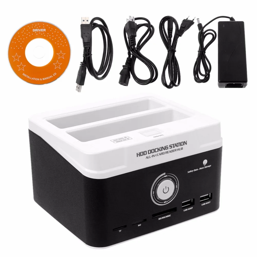 

USB 3.0 External Hard Drive Docking Station 2.5" / 3.5" HDD SATA I/II/III SSD