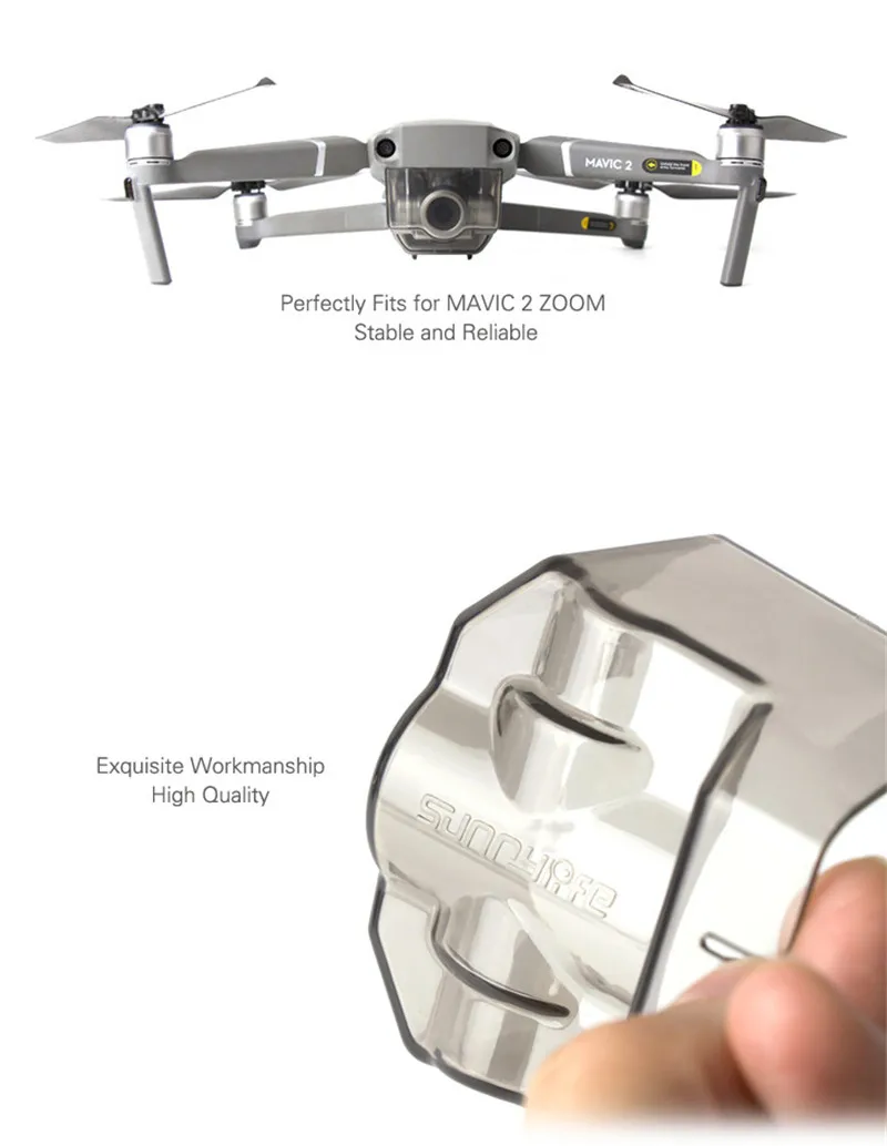 Интегрированная Защитная крышка камеры замок крышка объектива для DJI Mavic 2 Pro& Zoom O.19