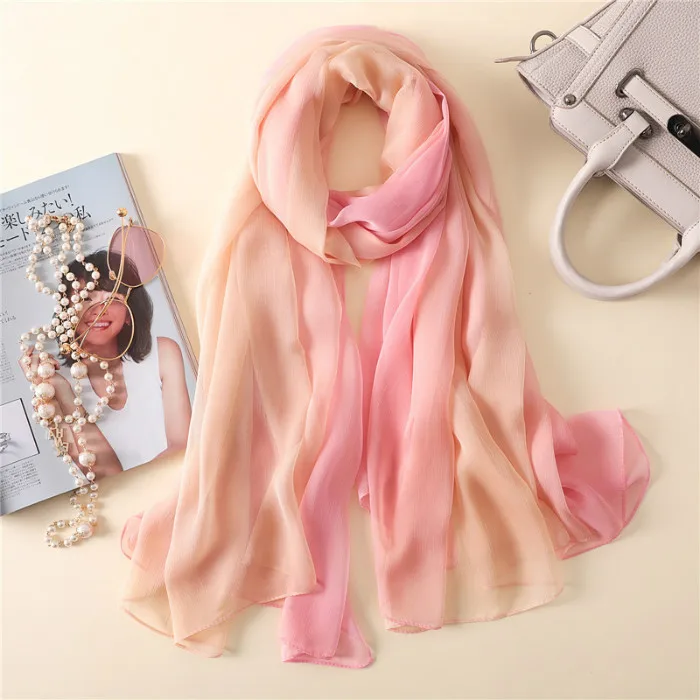 Размер 180*140 см новые шелковые платки пляжное полотенце шарф женский четыре сезона шали и шарфы женский шарф - Цвет: color 9