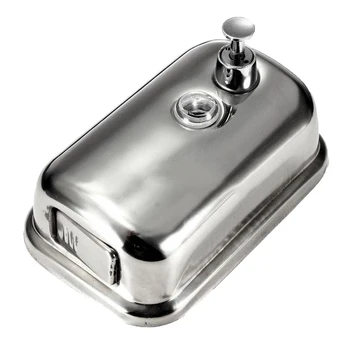 

500ml Bathroom Stainless Steel Wall Mounted Lotion Pump Soap Shampoo Dispenser