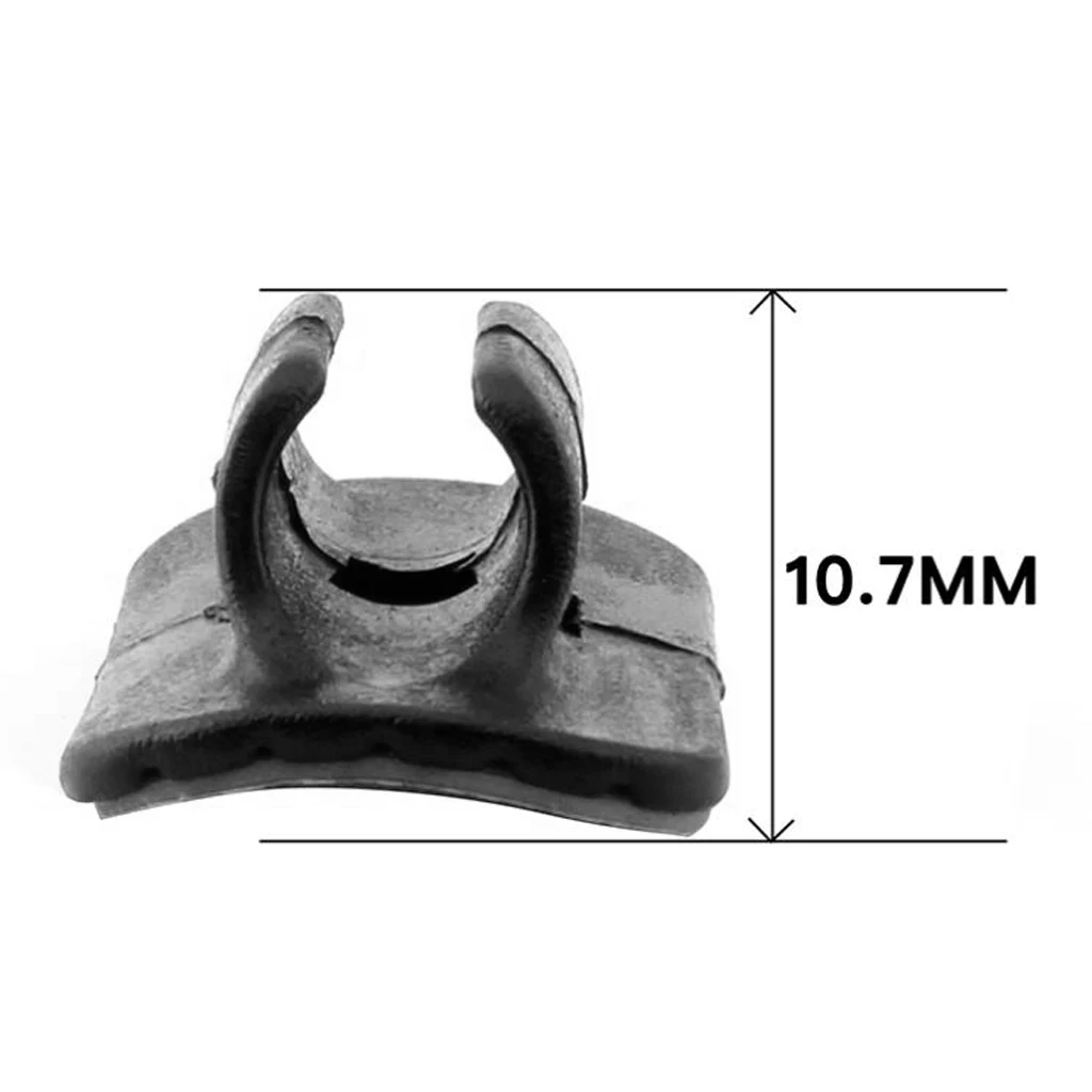 4pcs Bike Bicycle Motorbike Hydraulic Oil Cable Guide Adhesive Base Clips Brake Shifter Lines Housing Zip Tie