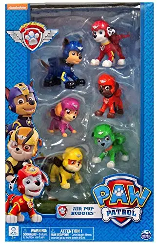 

Original Paw Patrol Air Pup Buddies Air Rescue Exclusive Pup Playset by Nickelodeon kids Birthday gift Children's toy 6pcs/set