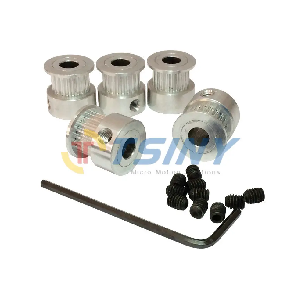 

20 teeth timing pulley types of timing belt pulleys idler pulley teeth width 7mm fit for width of timing 6mm 10pcs / pcak