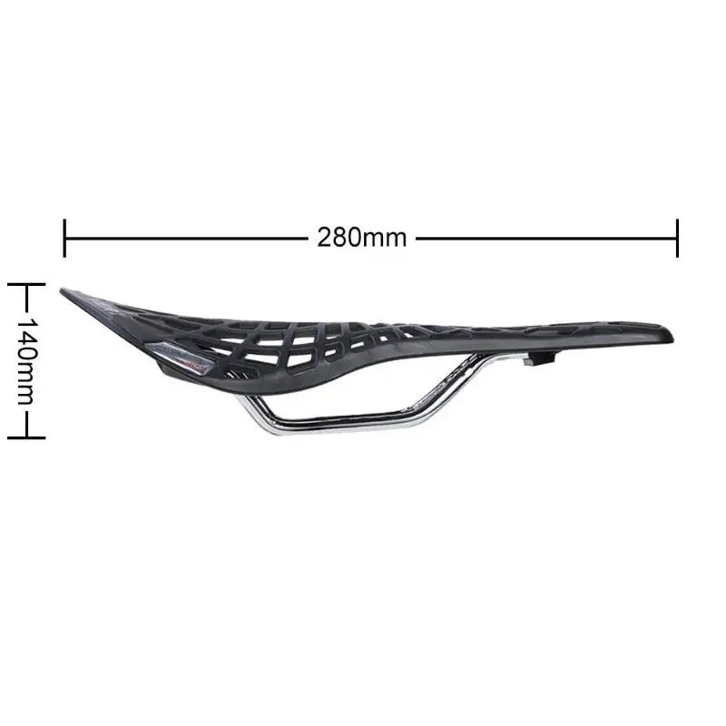 Comfortable Plastic Bike Hollow Saddle Seat Cushion for Outdoor MTB Cycling Fast air flow makes the cushion and riding pants