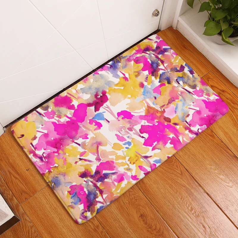 Новинка 2017 высококачественные творческие моющиеся коврики с красивым цветком