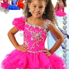 Прекрасные ангелы Новое поступление переливающееся Мини Короткие, с бисером с украшением в виде кристаллов нарядные Детские платья для девочек в цветочек, платье очаровательное платье