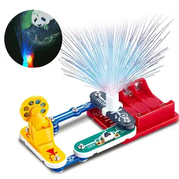 

DIY Assembly Electronic Slide Projector Fiber Optic Tree Model Education Toy