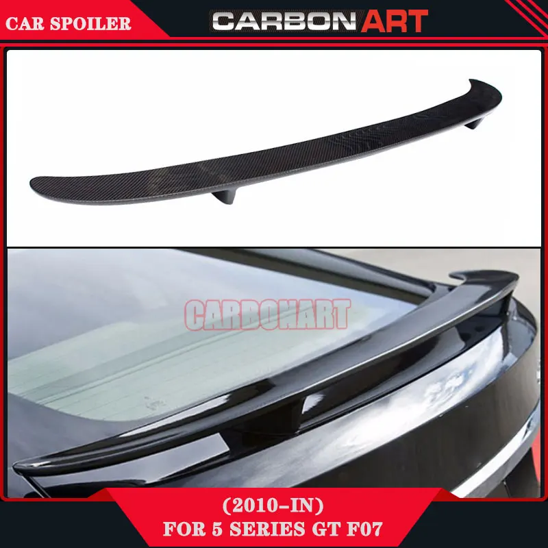 Carbon Fiber Rear Spoiler GT Wing for Bmw 5 Series F07 GT Gran Turismo HM Style 528i 535i Rear