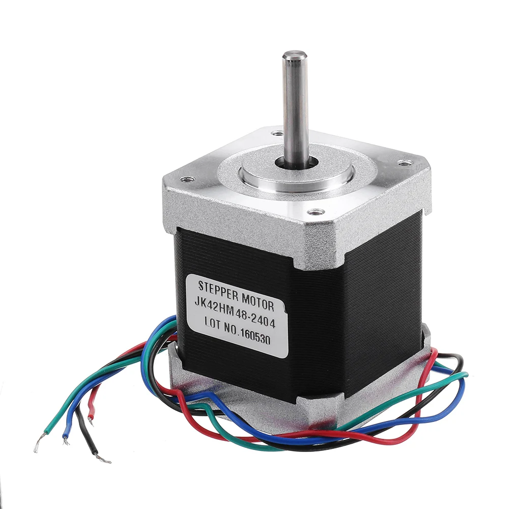 NEMA17 2 Phase 48mm 42 Hybrid Stepper Motor 0.9 Degree 4.8kg.cm 2.4A Step Motor for 3D Printers Packaging Machinery