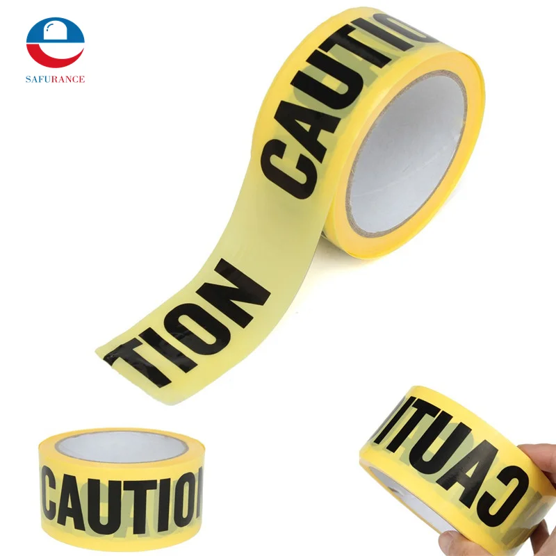 50mx5cm Roll Yellow Caution Tape For Safety Barrier For Police