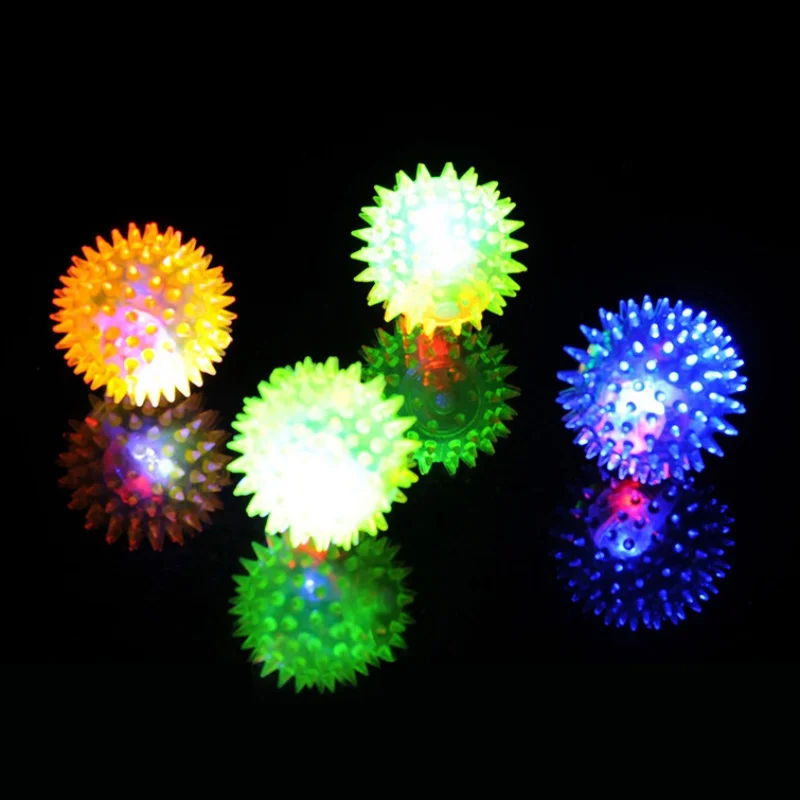 

Random Color 6.5CM Baby Kids Light-up Toy Volleyball Bouncing Sound Balls Luminous Toy For Children Flashing Party Gift new
