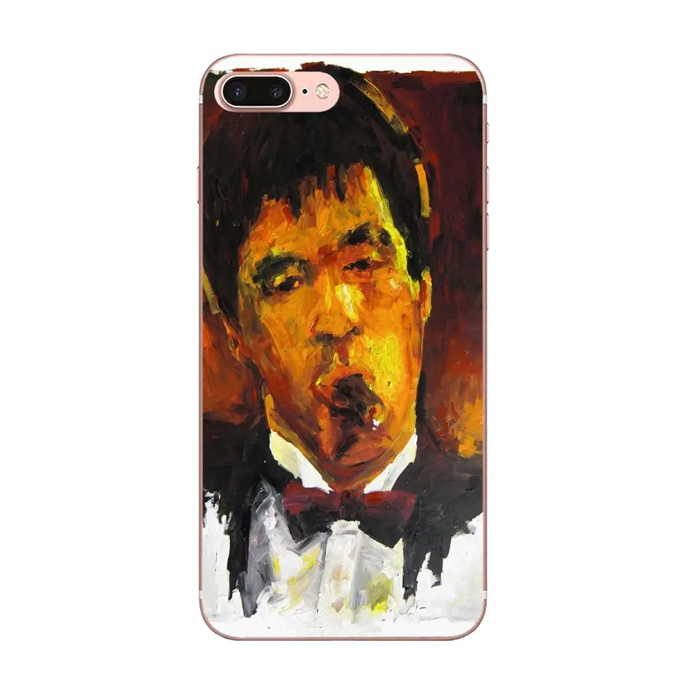 Scarface Al Pacino заготовка доллар США для Xiaomi Mi3 Mi4 Mi4C Mi4i Mi5 Mi 5S 5X6 6X A1 Max Mix 2 Note 3 4 Мягкий