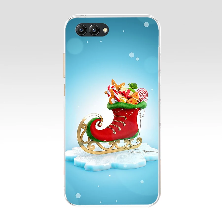 160FG счастливого Нового года веселый Мягкий силиконовый чехол из ТПУ для Honor 9 10 huawei