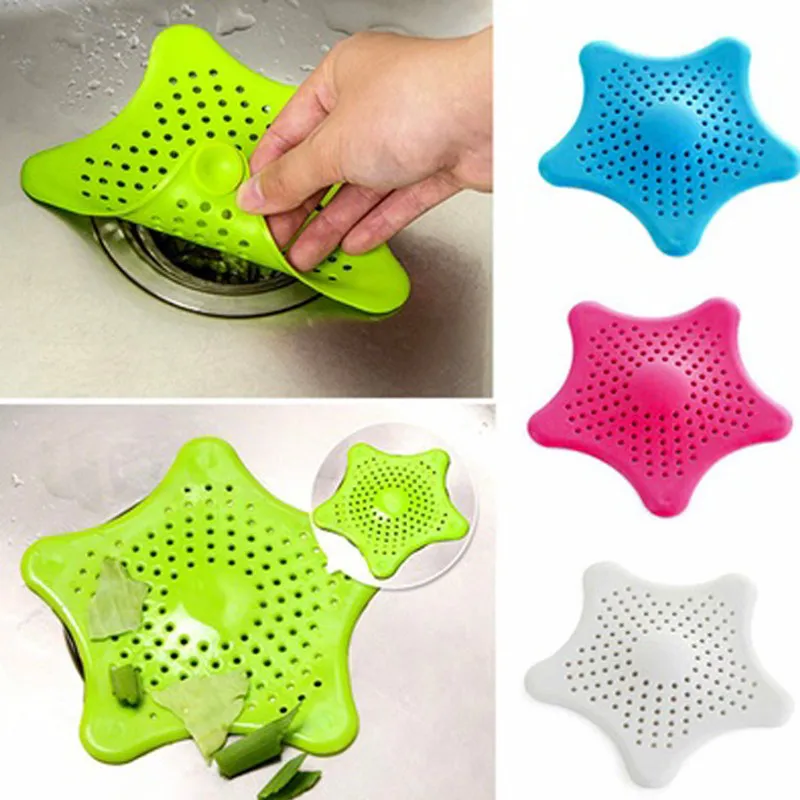 Cute Kitchen Bathroom Basin Strainer Hair Catcher Bath Stopper Sink