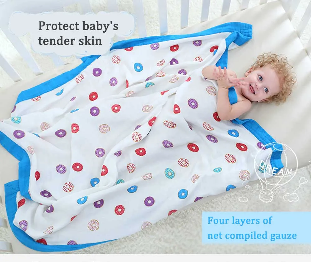 Summitkids маленьких swaddles бамбука Мягкий хлопок марли Для ванной Полотенца ребенка крышка Полотенца дети Обложка новорожденных Одеяло