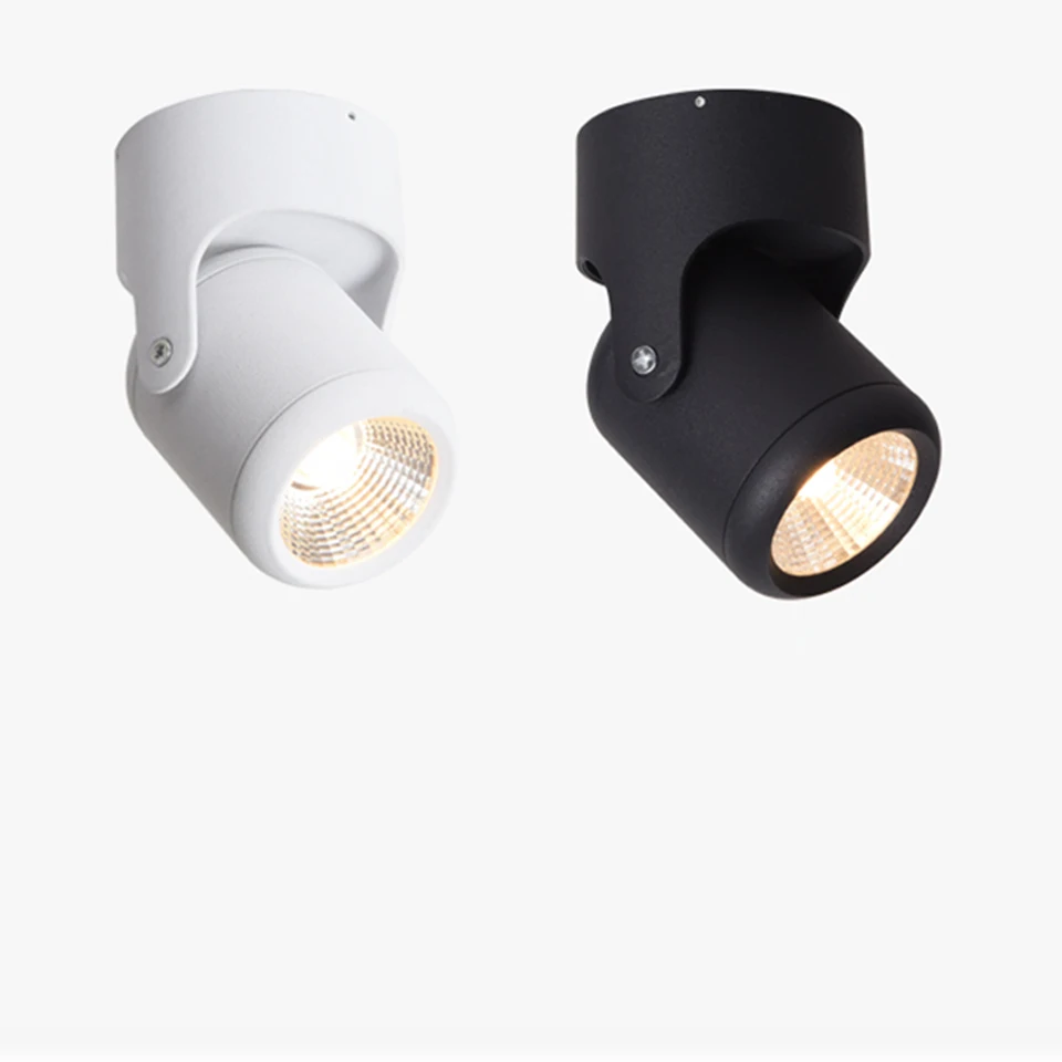 

YooE Downlight 3W 7W 12W Surface Mounted COB dimmable Led downlights Adjustment angle Ceiling Spot light fro living room