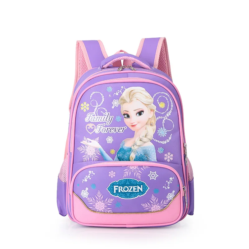 Детские Сумки disney, школьные сумки для девочек 1-3 лет, милый рюкзак принцессы Эльзы для девочек, водонепроницаемый мини-рюкзак - Цвет: 2