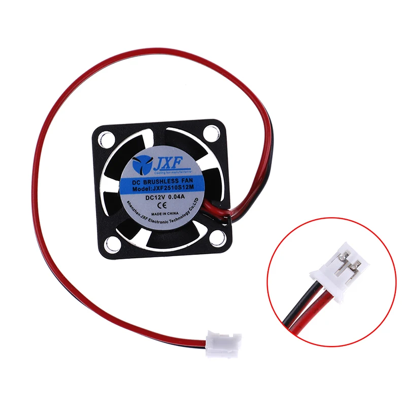 

1 X Cooling Fan Mini DC 12V Brushless Cooling Fan 25mm 2510S Cooler Heatsink 25*25x10mm