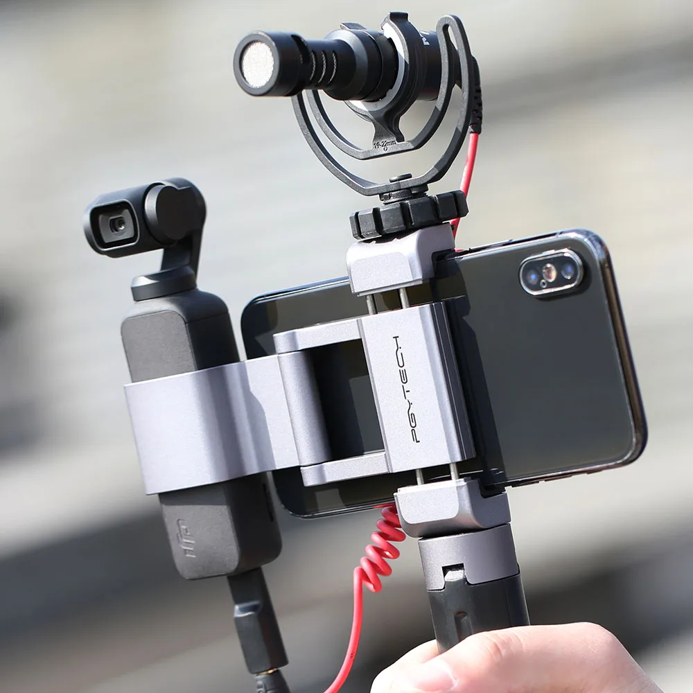 

OSMO Pocket Phone Holder Plus Aluminum Bracket for DJI OSMO Pocket Handheld Gimbal Accessories