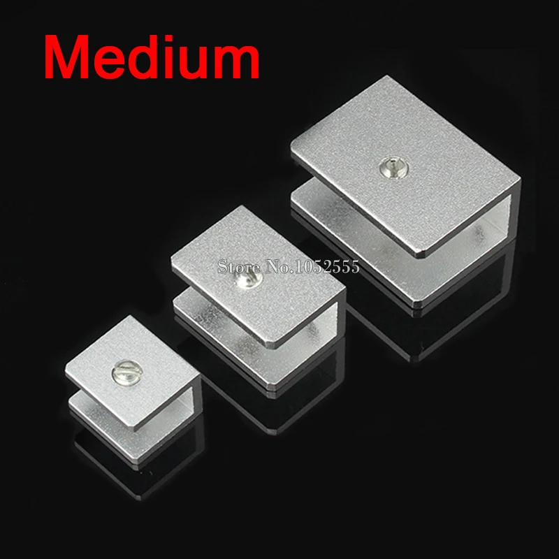 20pcs 30*20*15mm Rectangular shape Aluminum Glass ...